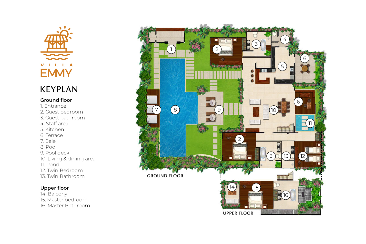 Villa Emmy Floorplan